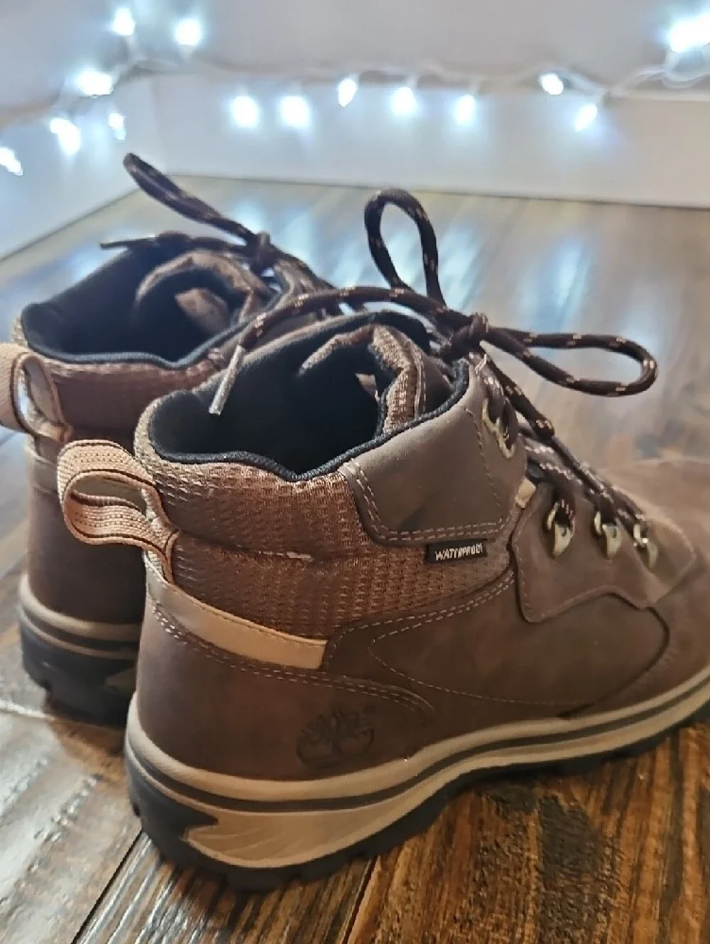 Timberland Brown Kids Waterproof Hiking Boots‎